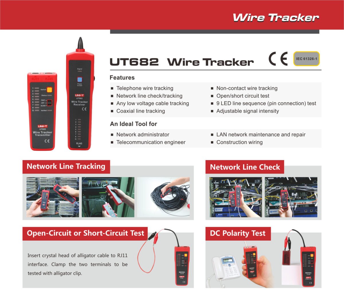 Wire Tracker UT682 yam4lcs 5